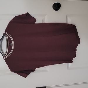 Madewell Whisper Cotton Rib-Crewneck Ringer Tee